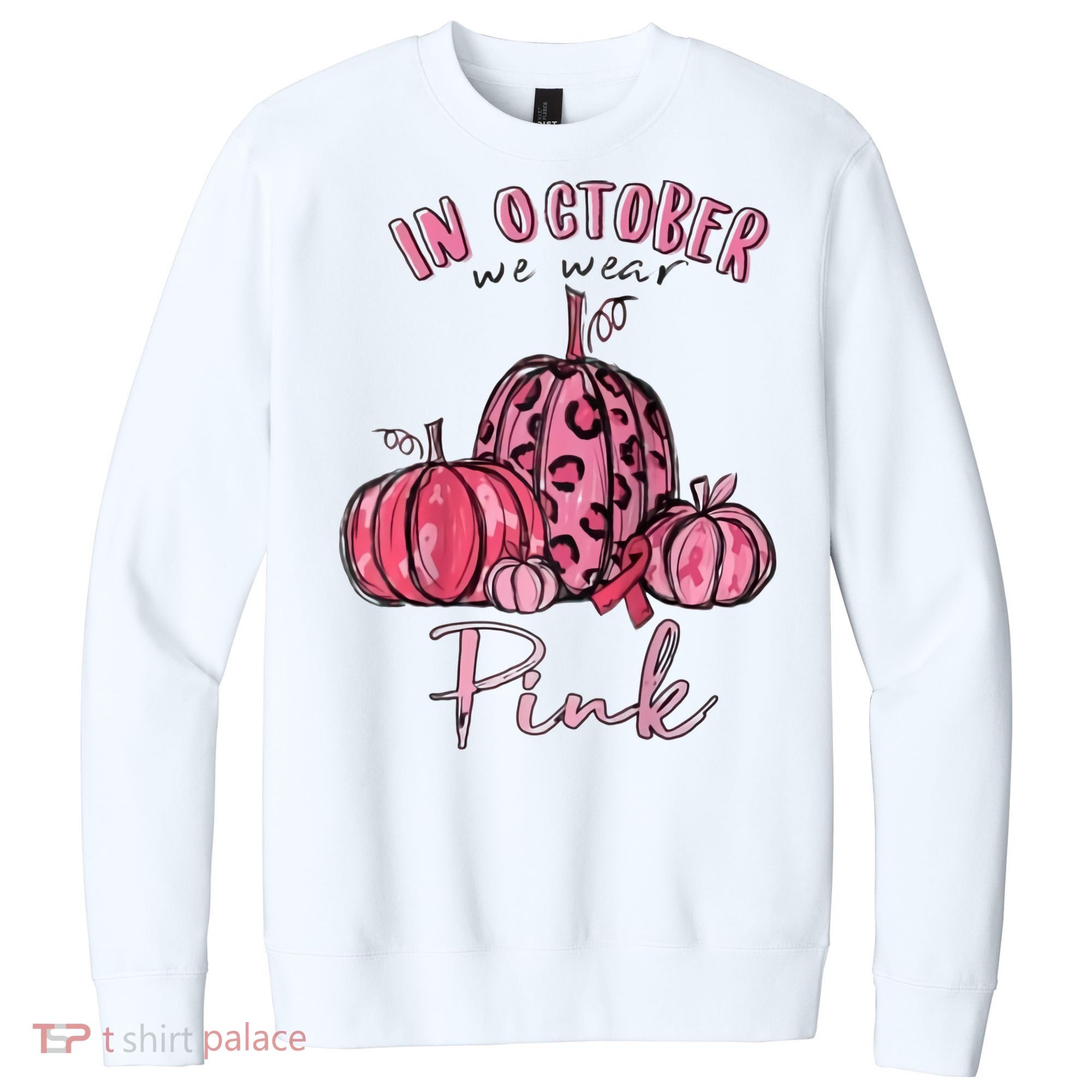 In October We Wear Pink V.I.T. Fleece Crew Sweatshirt