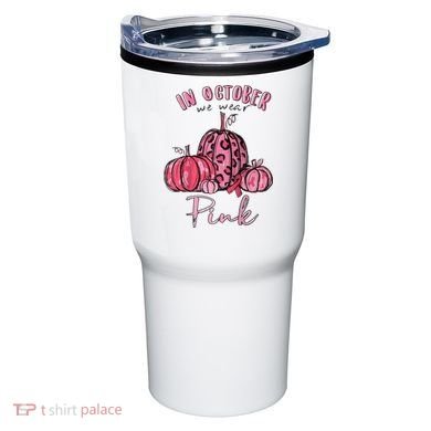 In October We Wear Pink Tumbler