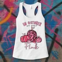 In October We Wear Pink Women's Tank Top thumb 3