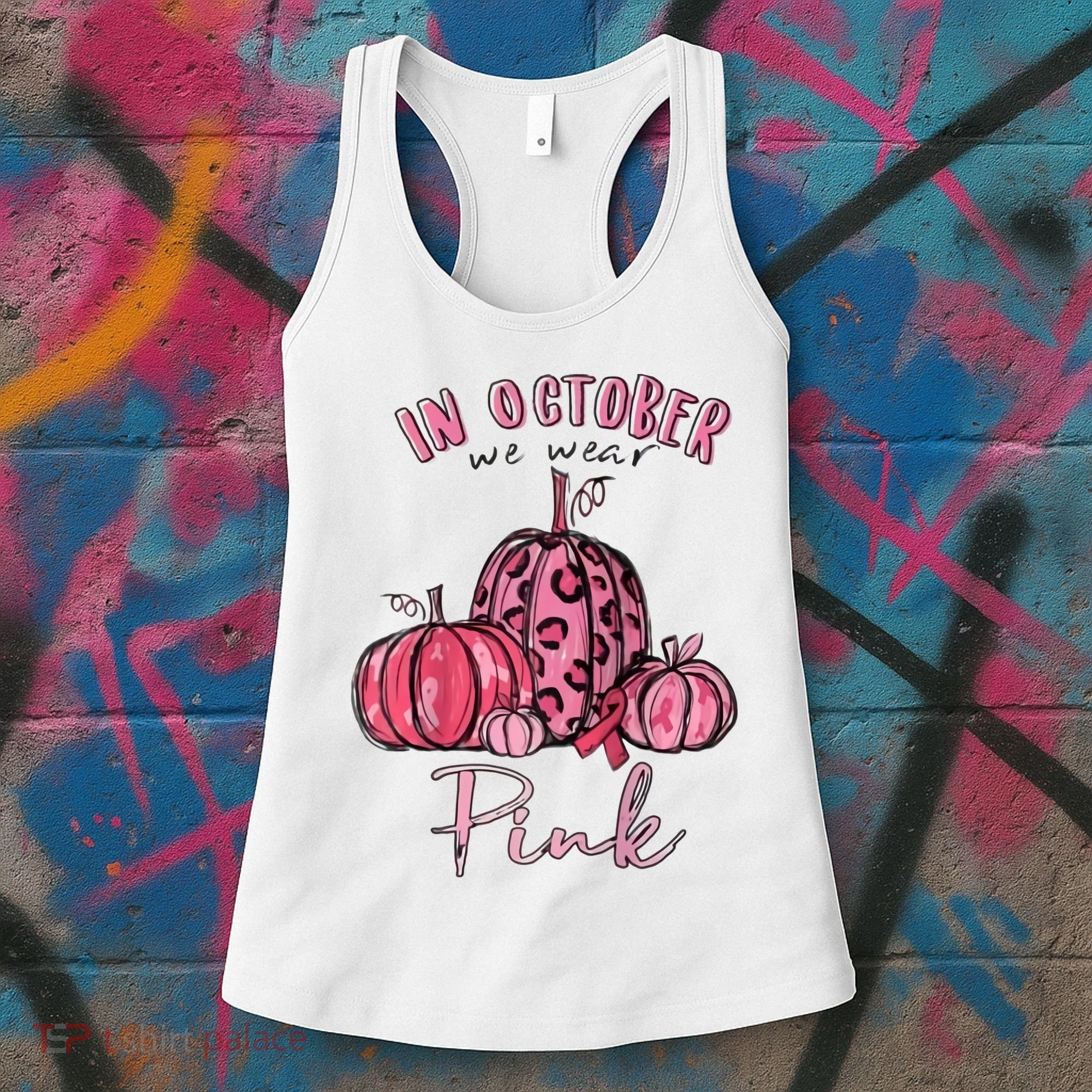 In October We Wear Pink Women's Tank Top