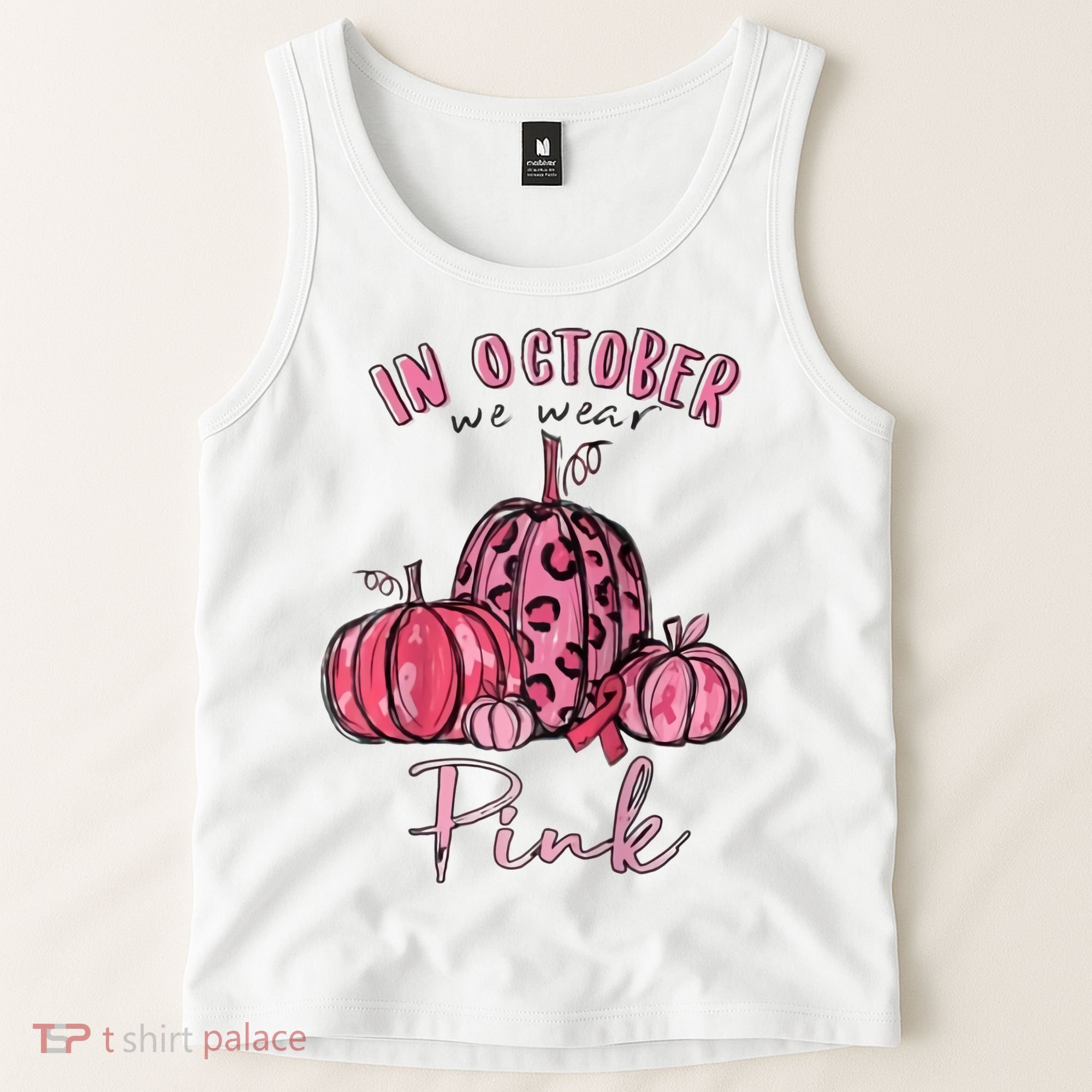In October We Wear Pink Tank Top