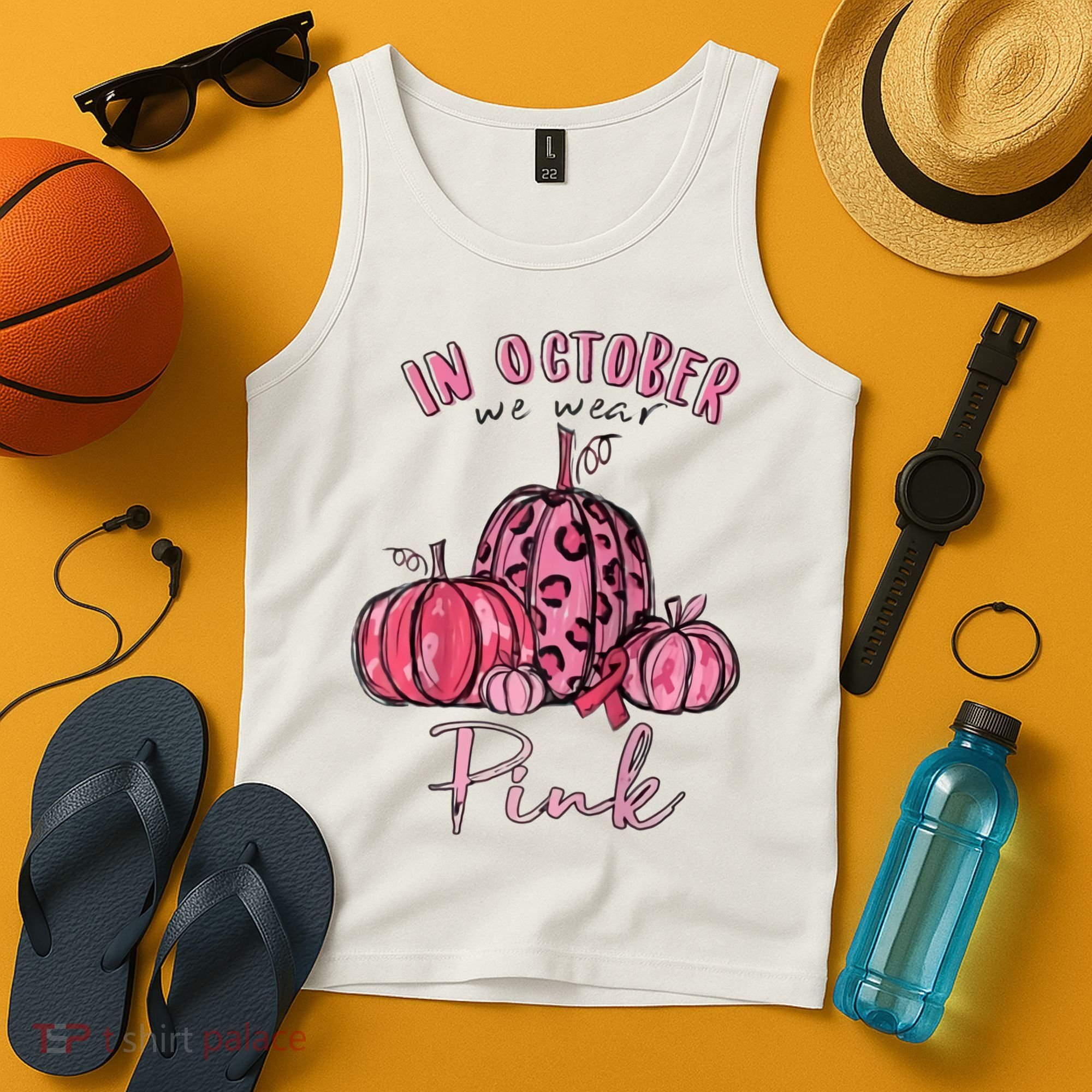 In October We Wear Pink Tank Top