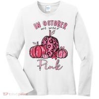 In October We Wear Pink Women's Long Sleeve Shirt thumb 0