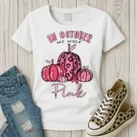 In October We Wear Pink Women's T-Shirt thumb 3