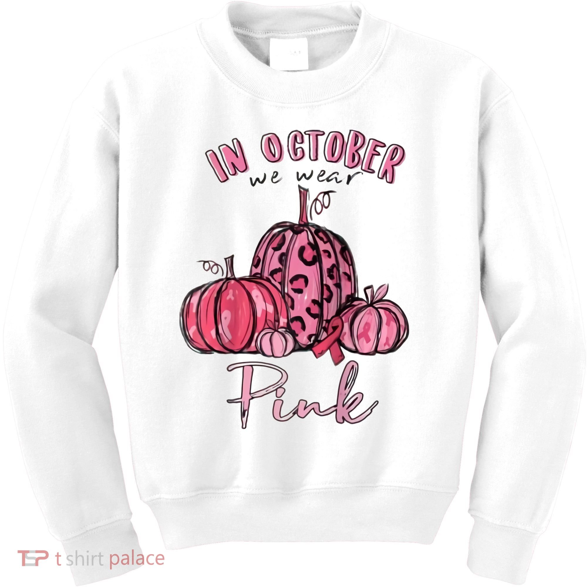 In October We Wear Pink Kids Sweatshirt