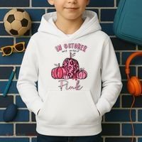 In October We Wear Pink Kids Hoodie thumb 2