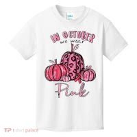 In October We Wear Pink Kids T-Shirt thumb 0