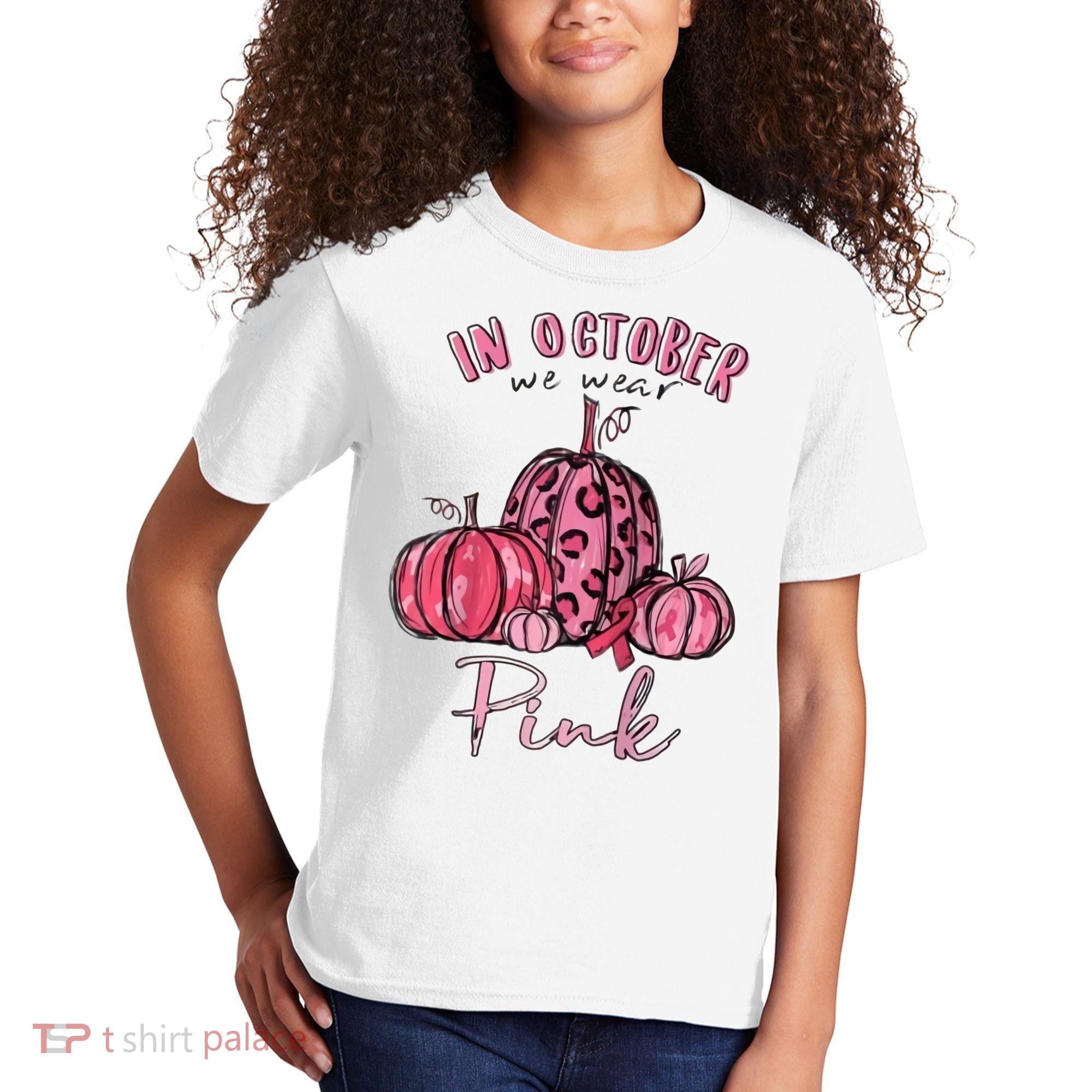 In October We Wear Pink Kids T-Shirt