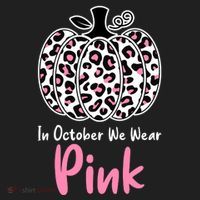 In October We Wear Pink Cheetah Pumpkin Breast Cancer Women's Sweatshirt thumb 2