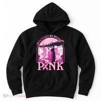 In October We Wear Pink Sugar Skull Lady Breast Cancer Awareness Hoodie thumb 0