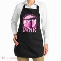 In October We Wear Pink Sugar Skull Lady Breast Cancer Awareness Apron thumb 2
