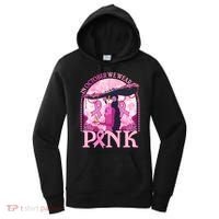 In October We Wear Pink Sugar Skull Lady Breast Cancer Awareness Women's Hoodie thumb 0