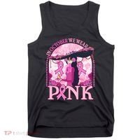 In October We Wear Pink Sugar Skull Lady Breast Cancer Awareness Tank Top thumb 0