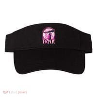 In October We Wear Pink Sugar Skull Lady Breast Cancer Awareness Visor thumb 0