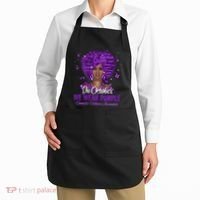 In October We Wear Purple Domestic Violence Apron thumb 2