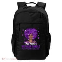 In October We Wear Purple Domestic Violence Backpack thumb 0
