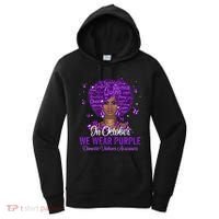 In October We Wear Purple Domestic Violence Women's Hoodie thumb 0
