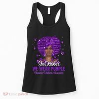 In October We Wear Purple Domestic Violence Women's Tank Top thumb 0