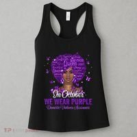 In October We Wear Purple Domestic Violence Women's Tank Top thumb 3