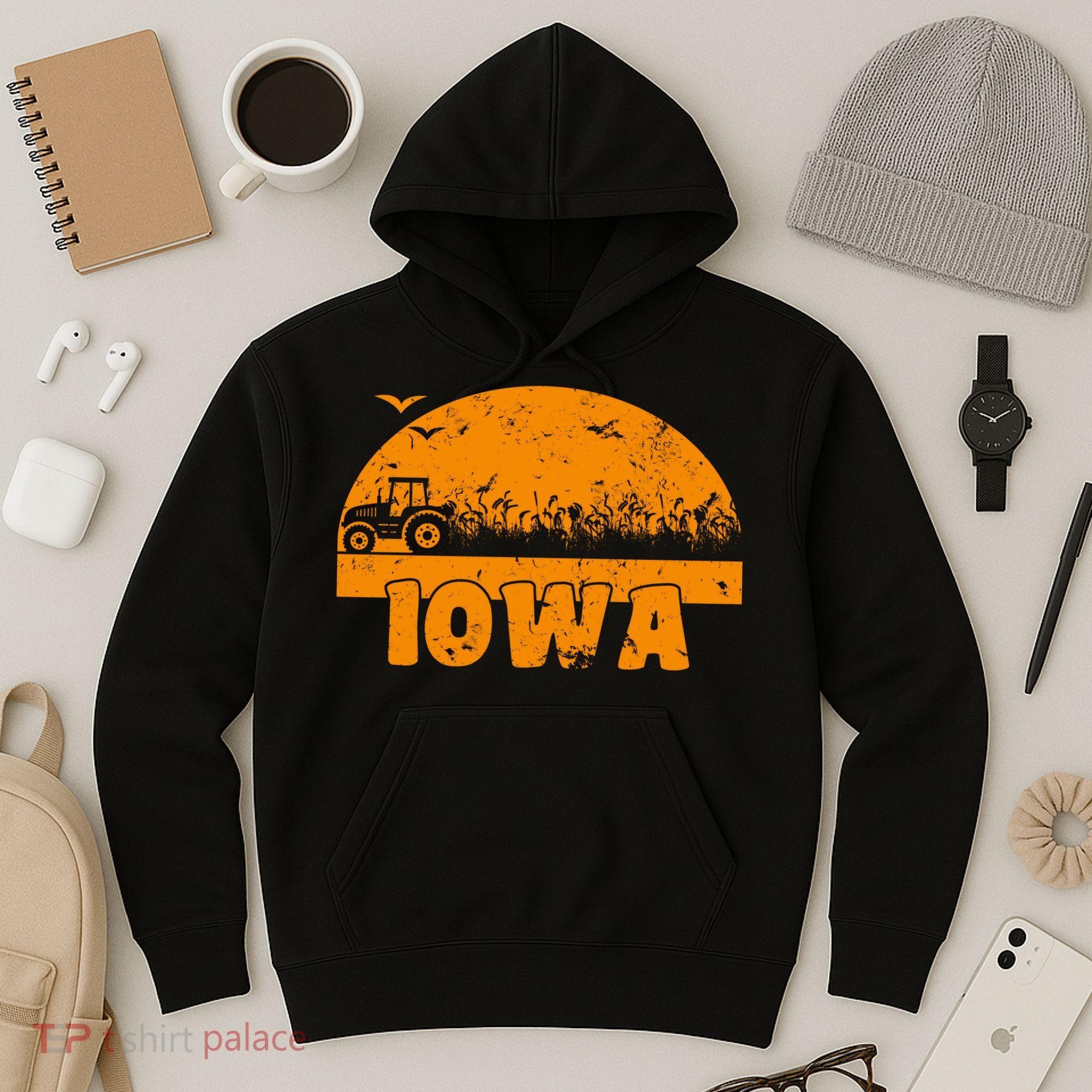 Iowa Farmers Tractor Hoodie