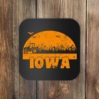 Iowa Farmers Tractor Coaster thumb 0