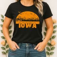 Iowa Farmers Tractor Women's T-Shirt thumb 2