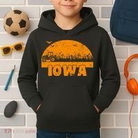 Iowa Farmers Tractor Kids Hoodie thumb 2