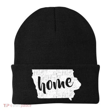 Iowa Home State Beanie
