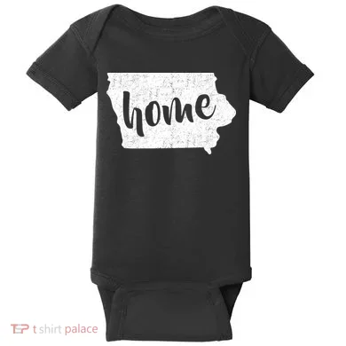 Iowa Home State Baby Bodysuit