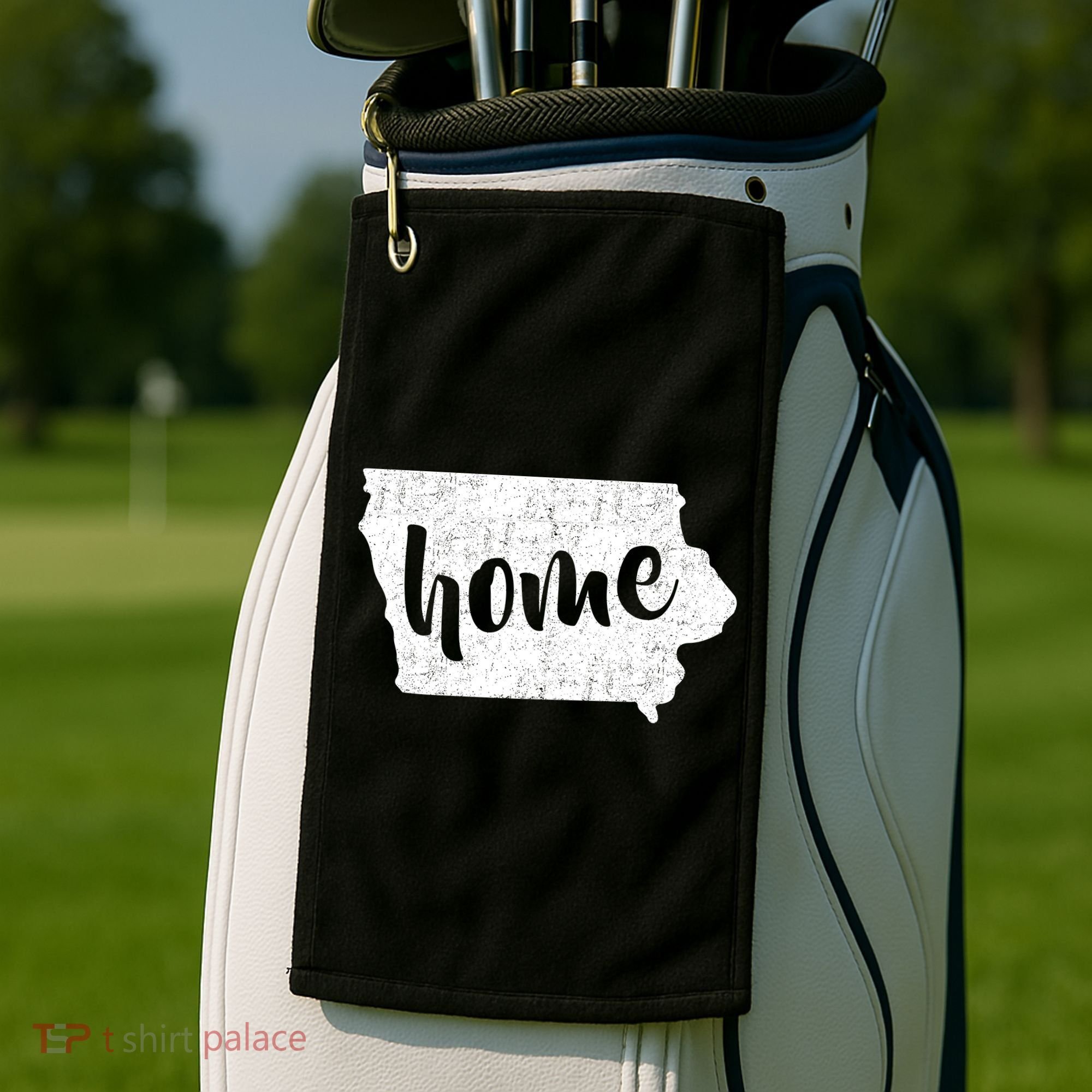 Iowa Home State Golf Towel