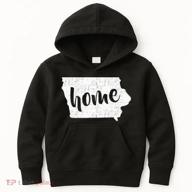 Iowa Home State Kids Hoodie