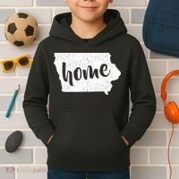 Iowa Home State Kids Hoodie thumb 2