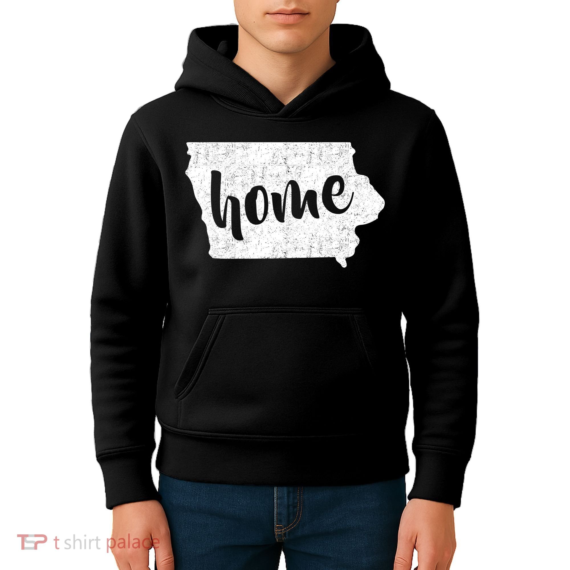 Iowa Home State Kids Hoodie