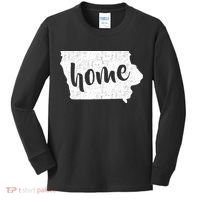 Iowa Home State Kids Long Sleeve Shirt thumb 0