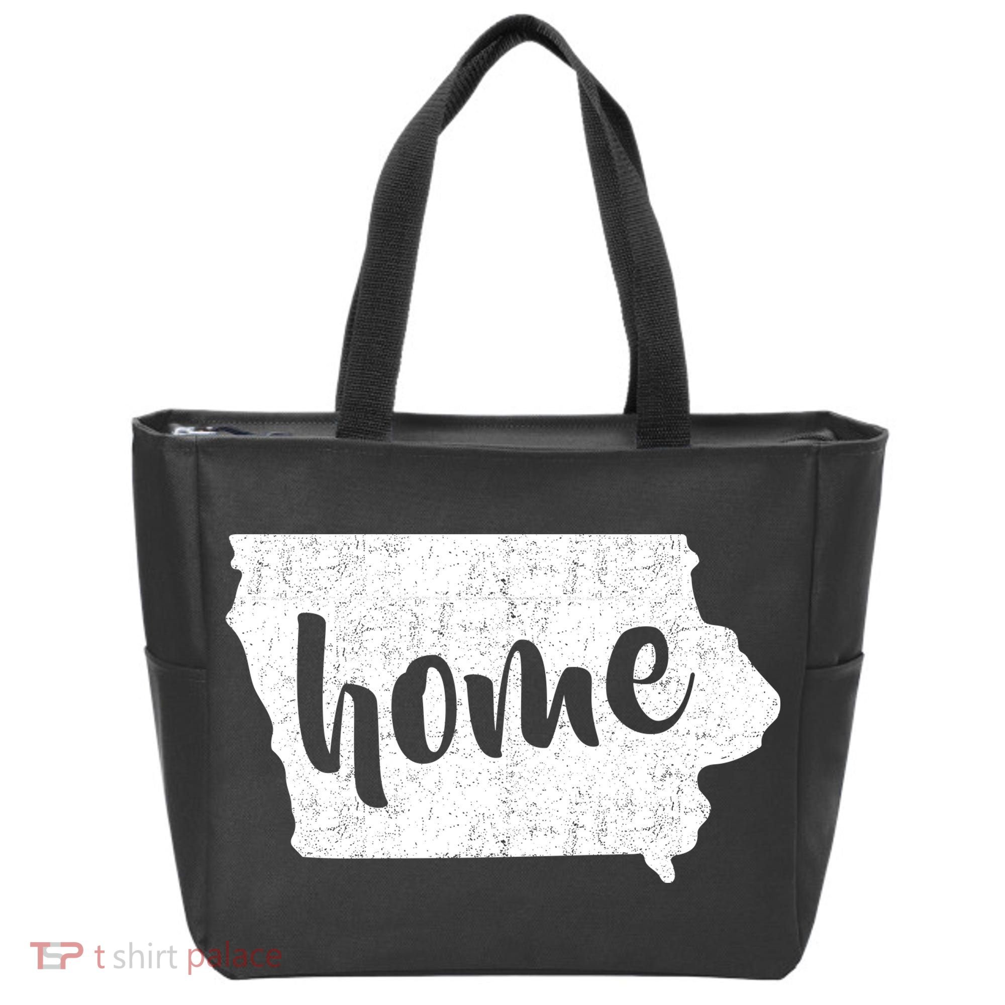 Iowa Home State Tote Bag