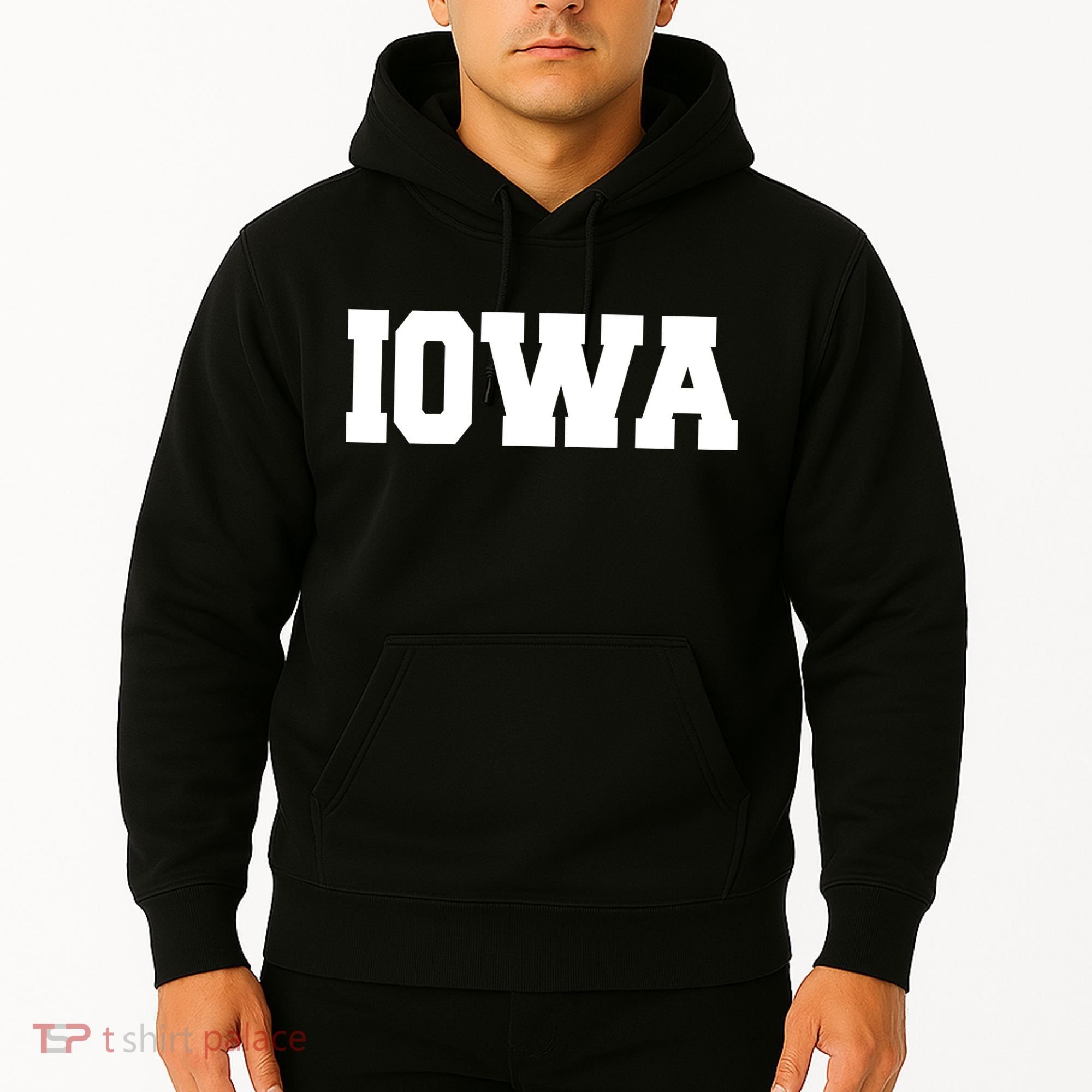 IOWA Team College University Logo Hoodie