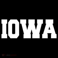 IOWA Team College University Logo Women's Hoodie thumb 2