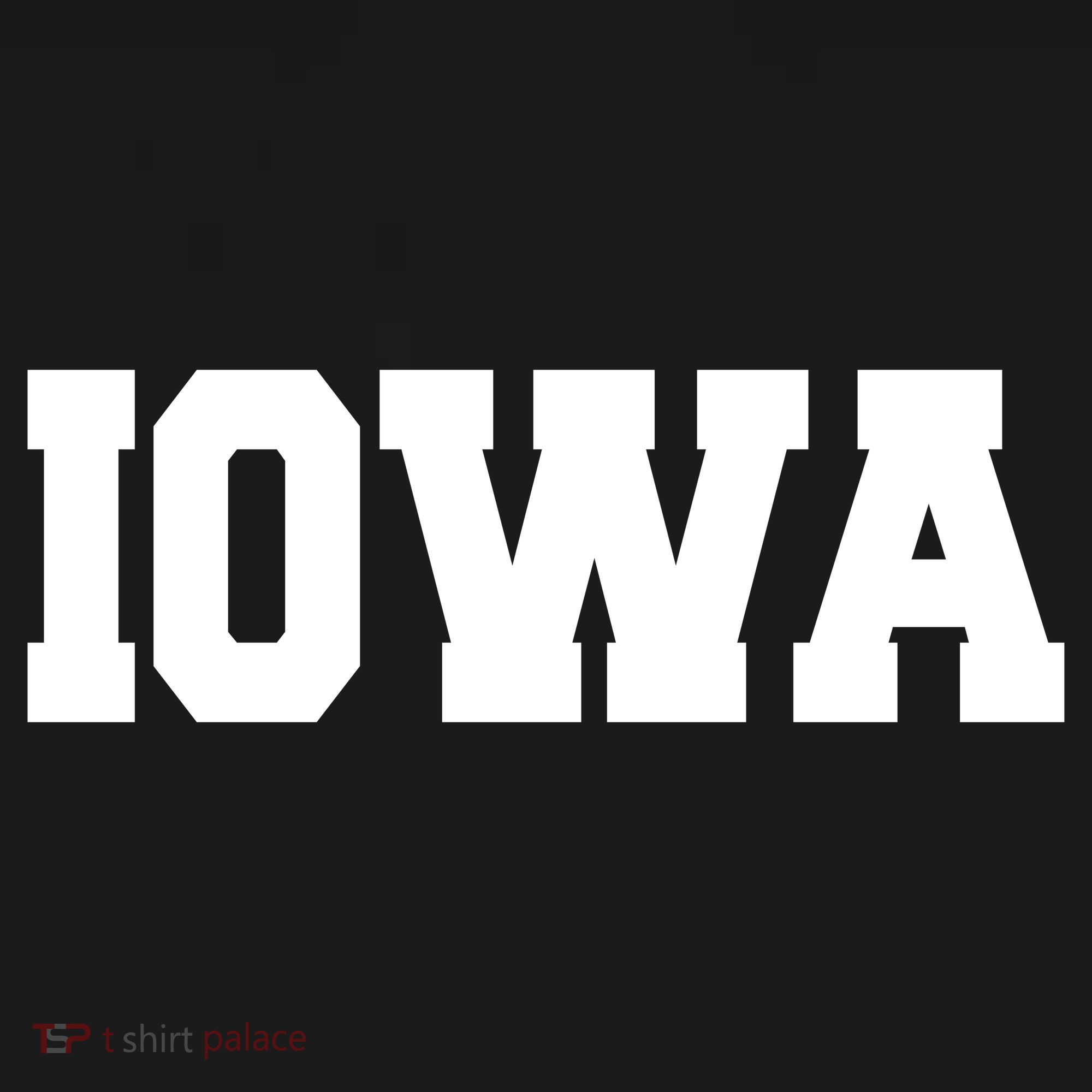 IOWA Team College University Logo Mousepad