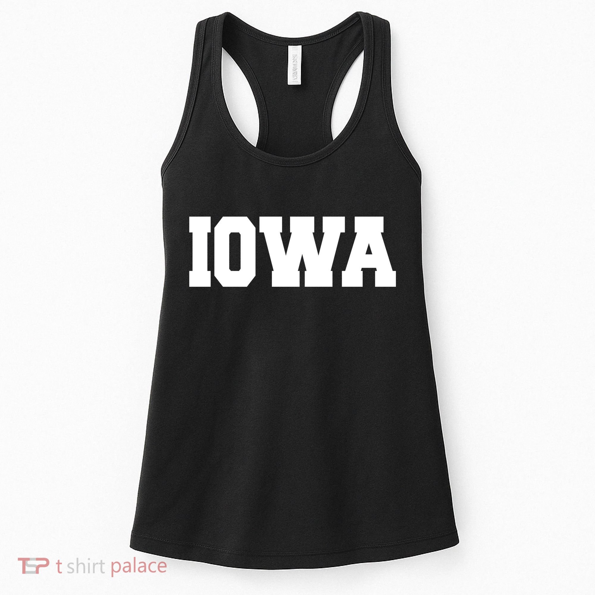 IOWA Team College University Logo Women's Tank Top