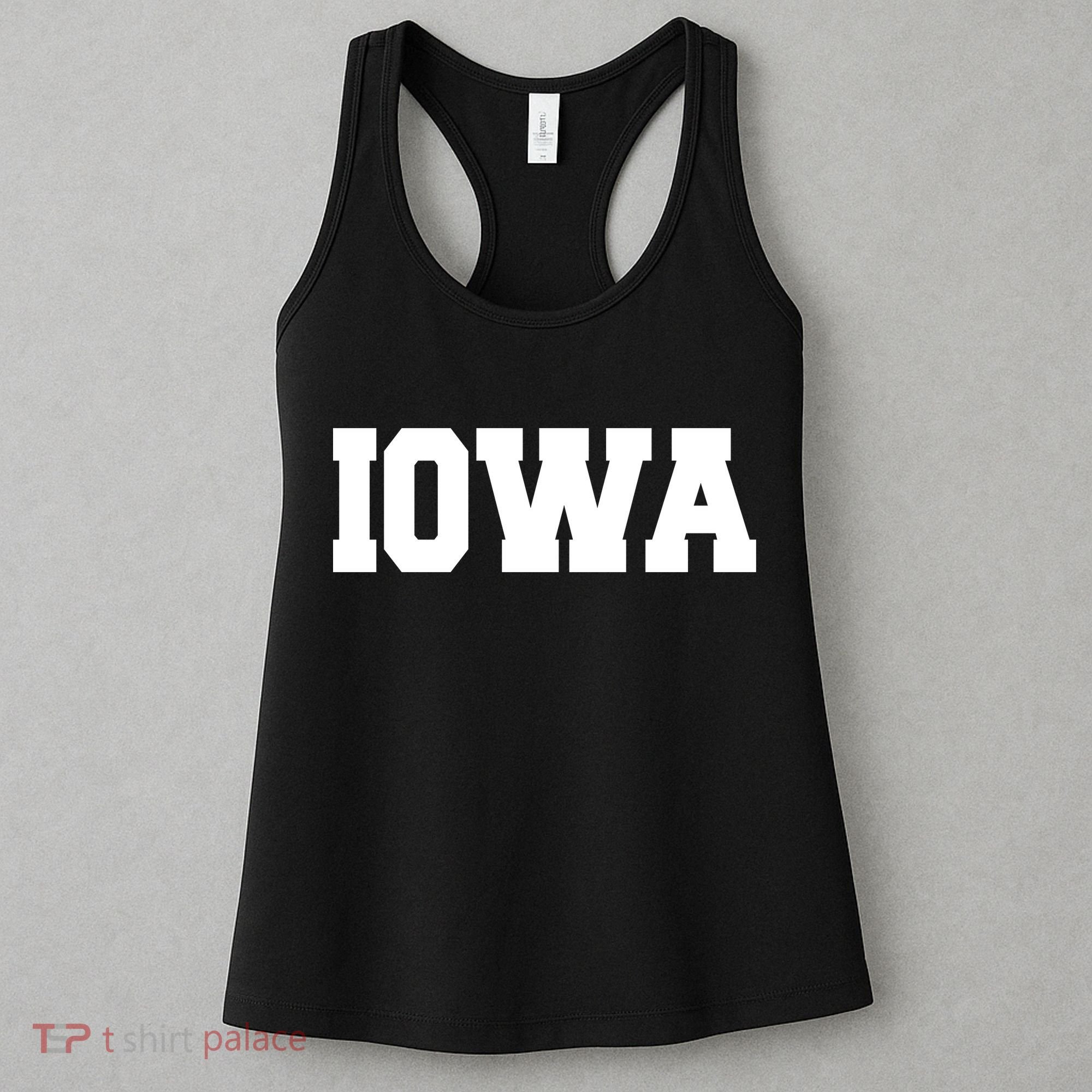 IOWA Team College University Logo Women's Tank Top