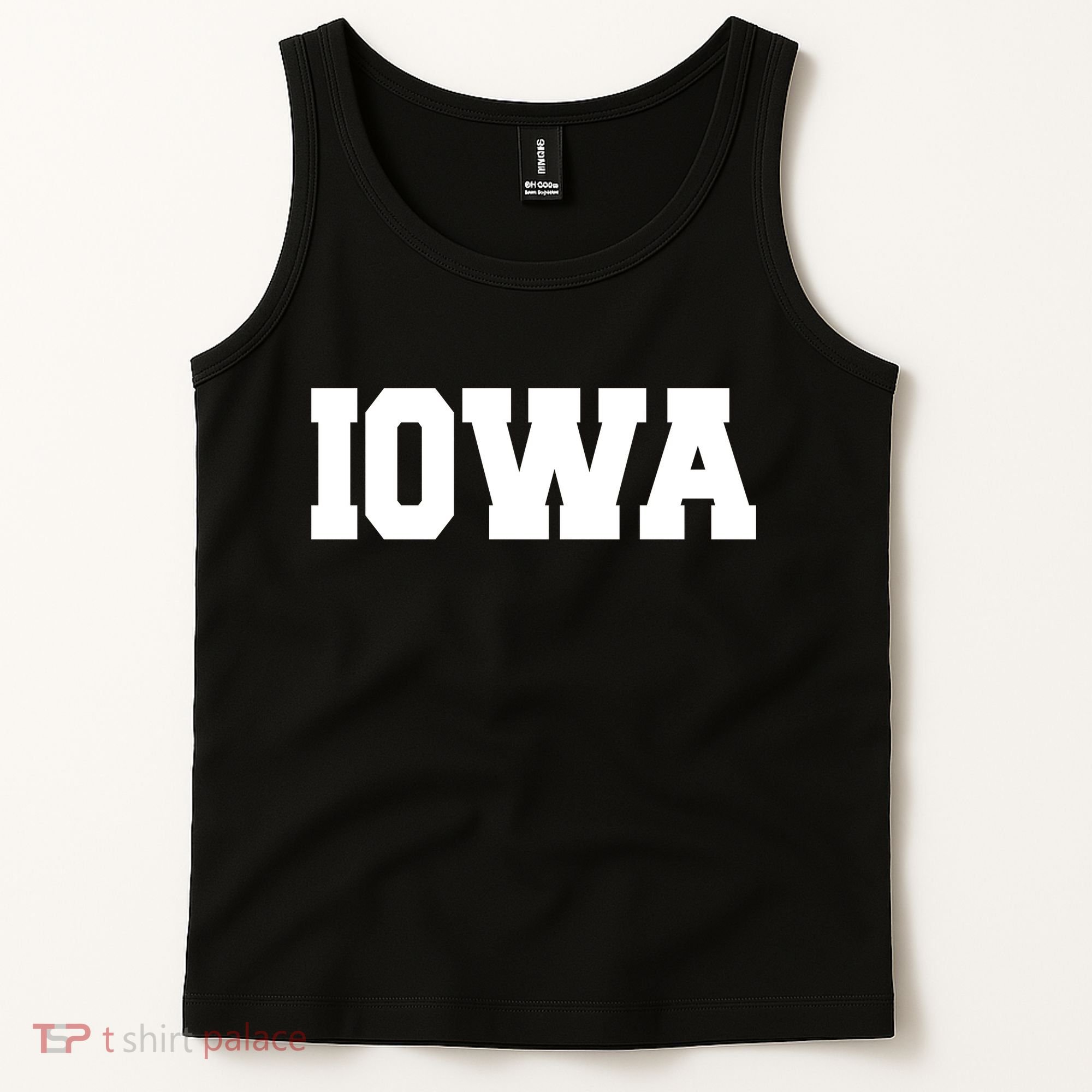 IOWA Team College University Logo Tank Top