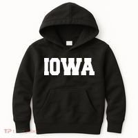 IOWA Team College University Logo Kids Hoodie thumb 0