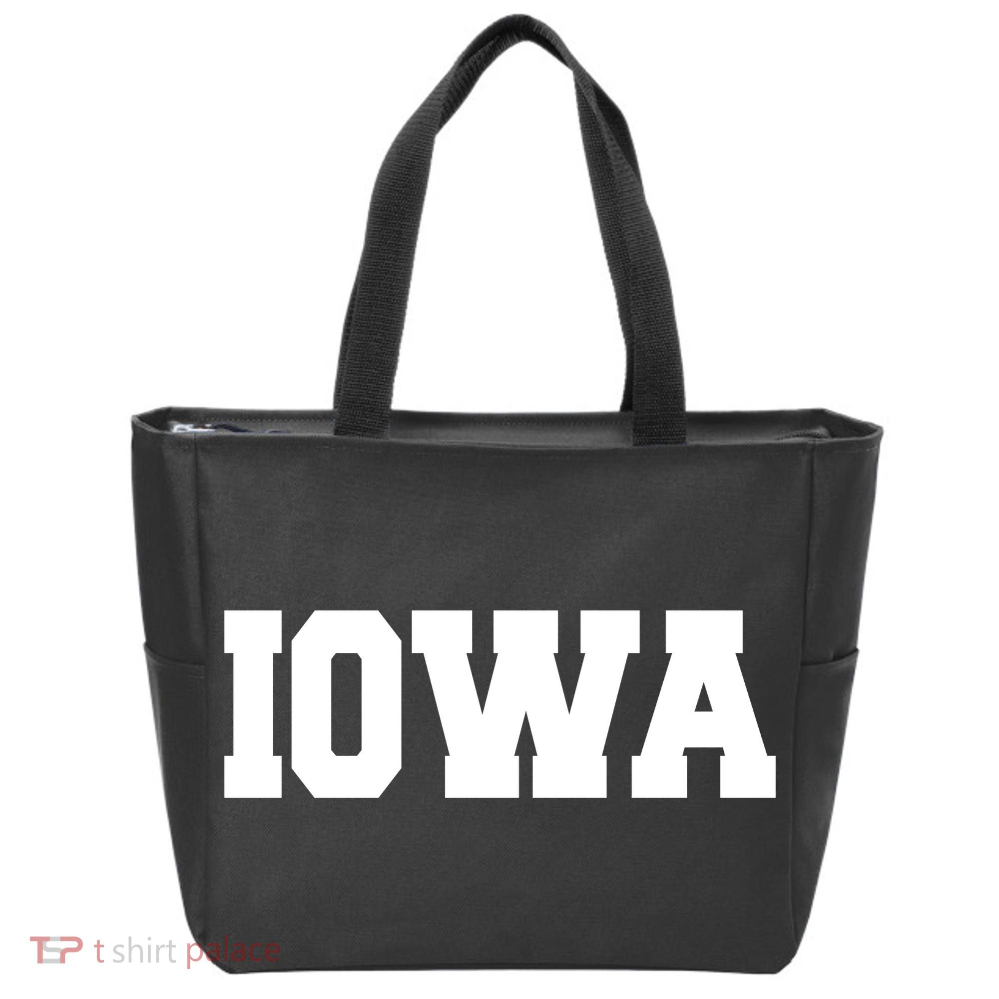 IOWA Team College University Logo Tote Bag