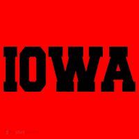 IOWA Team College University Logo Santa Hat thumb 1