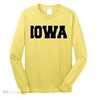 IOWA Team College University Logo Long Sleeve Shirt thumb 0