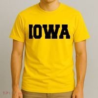 IOWA Team College University Logo T-Shirt thumb 3