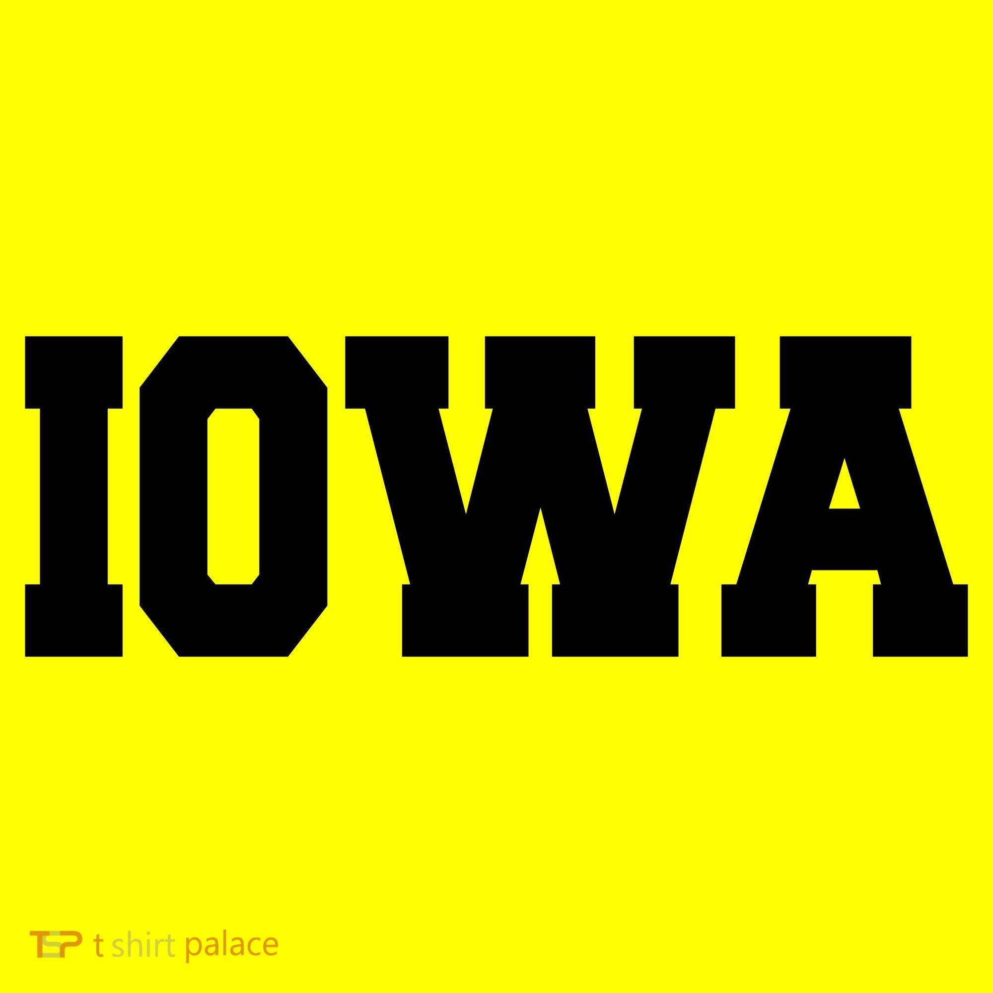 IOWA Team College University Logo Baby Bodysuit