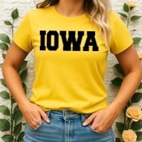 IOWA Team College University Logo Women's T-Shirt thumb 2