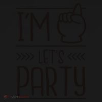 I'm One Years Old Let's Party Birthday Toddler Hoodie thumb 2
