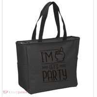 I'm One Years Old Let's Party Birthday Tote Bag thumb 2